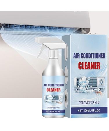 Air Conditioner Cleaner Spray - 120ml Rinse-Foam Spray Ac Coil Cleaner Foaming Air Conditioner Coil Cleaner Spray for Dust Dirt - Buy Online on GoSupps.com