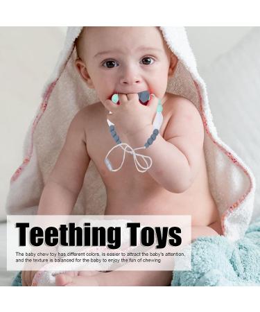 Syrisora Baby Nursing Necklace - Food Grade Silicone Teether Toy (Type B) - Buy Online on GoSupps.com