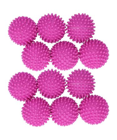 Laundry Ball 12Pcs Clothes Dryer Ball Washing Ball Laundry Cleaning Balls Tool Household Supplies Rose Red Cleaning Tool