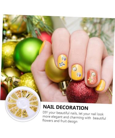 FRCOLOR 54 Boxes Nail Art Accessories Nail Art Studio Nail Art Accessories Manicure Accessories Nail Art Charms Sticker Nail Decoration Dingding Zinc Alloy White - Buy Online on GoSupps.com