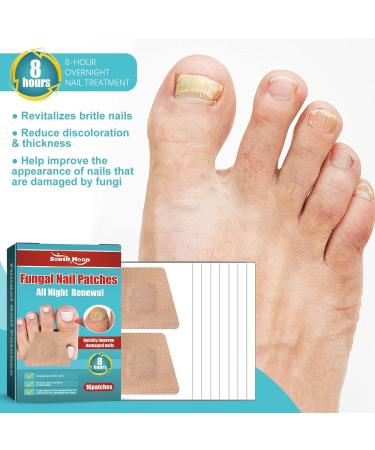 Worparsen Nail Treatment Patch Nonirritating Repair Gray Nails Toenail Treatment Sticker Reduce Discoloration Safe 16pcs - Buy Online on GoSupps.com