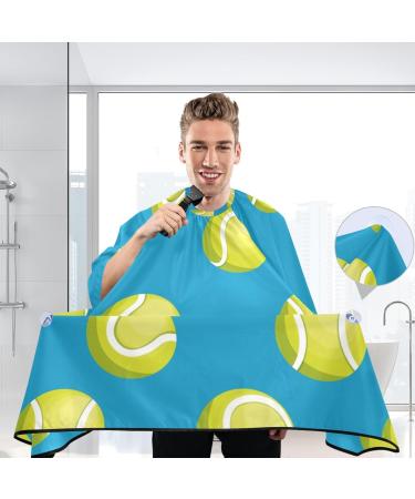 Waterproof Barber Cape - Cute Tennis & Cheetah Design Hair Cutting Bib for Men & Women | Unisex Haircut Cape - Buy Online on GoSupps.com