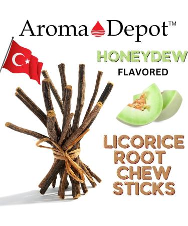 Aroma Depot Banana Flavored Licorice Root Chew Sticks - 8 oz. for Oral Health 100% Pure Natural 6.5-7 inches Long - Buy Online on GoSupps.com