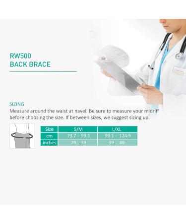 OPPO RW500 Back Support Belt L/XL - Breathable Relief for Lower Back Pain Herniated Disc & Sciatica - International Shipping Available - Buy Online on GoSupps.com