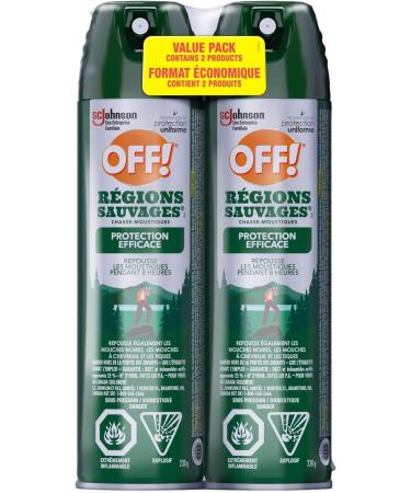 OFF Deep Woods Insect and Mosquito Repellent Bug Spray Ideal for Camping Hiking and Hunting Up to 8 Hours of Protection 230g Each 2pk (Packaging May Vary) Mosquito Repellent 2 Pack - Buy Online on GoSupps.com
