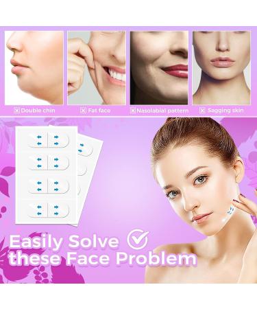 Invisible Face Lift Tape 100PCS | Instant Face Lifter for Double Chin & Wrinkles | Waterproof & Thin Face Tape - Buy Online on GoSupps.com