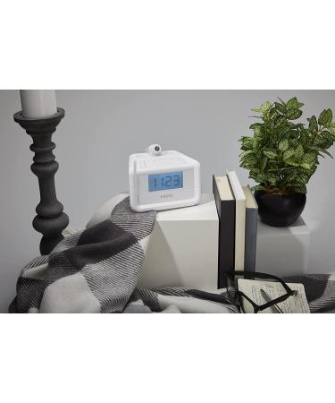 Homedics Sound Machine and Alarm Clock with Time Projection. White Noise Sound Machine with a Digital FM Alarm Clock Radio  8 Sounds  Snooze  Sleep Timer and Night Light - Buy Online on GoSupps.com