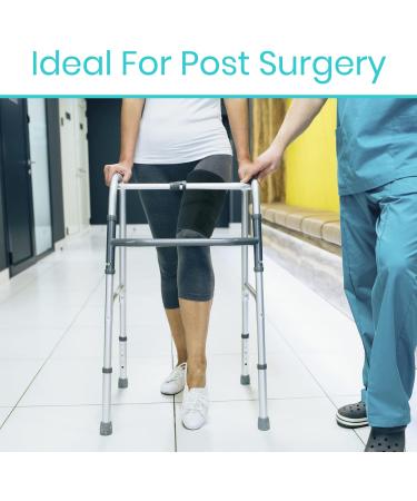 Vive Thigh Brace - Adjustable Compression Sleeve for Hamstring Quad Support - Ideal for Muscle Sprains, Tendinitis, Sciatica, and Sports Recovery - Men Women (Black) - Buy Online on GoSupps.com