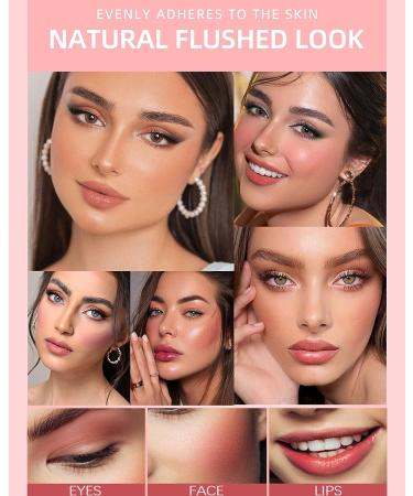 Velvet Liquid Blush - Long Lasting Natural-Looking Cheek Beauty Blush, Red Tomato Shade - Buy Online on GoSupps.com