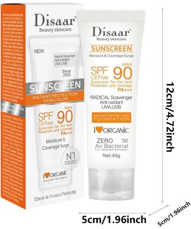  Miake Sunscreen SPF 90 | Sun Block Spf 90 Natural Face Sunscreens Oil Free Sunscreen for Face and Face Sunscreen Protector for iake - Buy Online on GoSupps.com