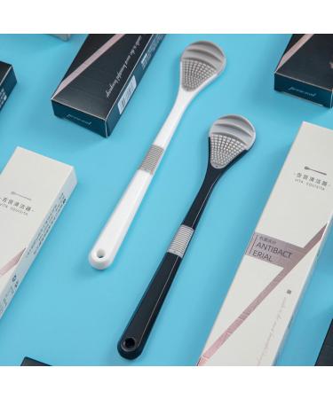 Wilsem Tongue Cleaner Brush - Reusable Multicolor Scraper for Oral Hygiene | 2-Piece Set - Buy Online on GoSupps.com