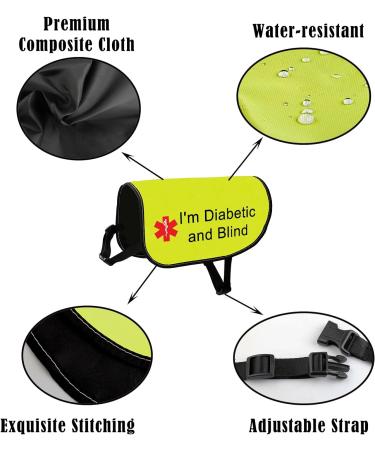 Funny Nervous Dog Jacket Vest Nervous of Dogs But Loves People Dog Slogan Vest Friendly Dog Gift (Diabetic and Blind-Large) - Buy Online on GoSupps.com