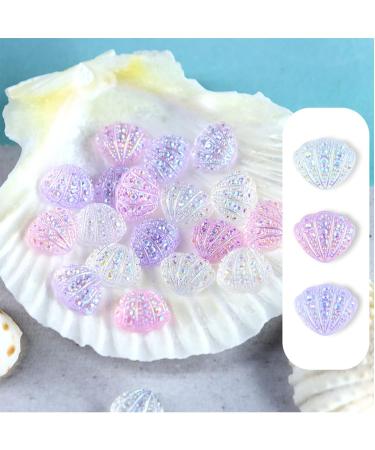 30 Resin Nail Art Decorations 3D Shells Ornaments For Jewelry DIY UV Gel Design Manicure Accessories Nail - Buy Online on GoSupps.com