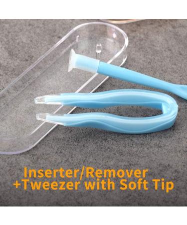 5-Part Mini Travel Contact Lens Set - Plastic Insertion & Removal Tool Kit with Soft Tip Tweezers | Color-i - International Shipping Available - Buy Online on GoSupps.com