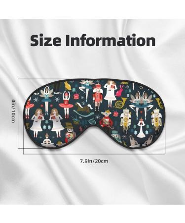 Nutcracker Ballet Eye Mask - Soft Adjustable Sleep Mask for Men & Women - Perfect Christmas Gift - Buy Online on GoSupps.com