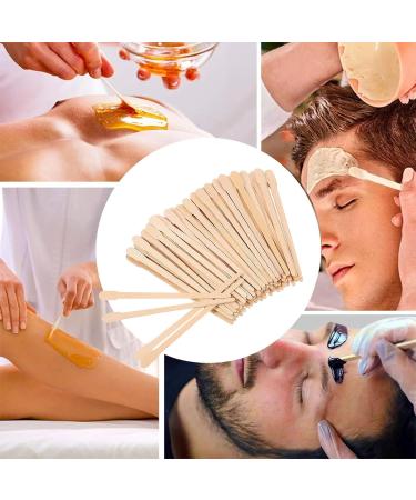 200 PC Wooden Waxing Spatula Set for Eyebrows Lips & Body - Ideal for Handicrafts & Depilation - Buy Online on GoSupps.com
