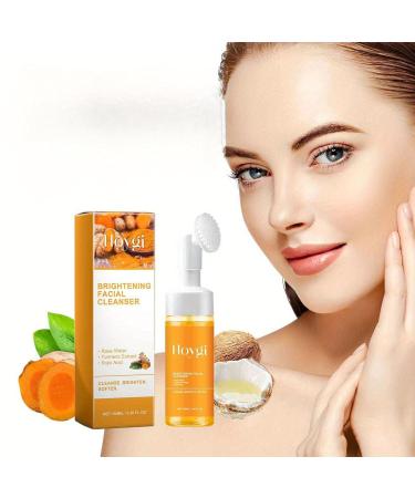 Turmeric Face Wash Foam Cleanser | Deep Pore Cleansing for All Skin Types - Buy Online on GoSupps.com