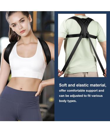 HIJJPS Posture Corrector for Women & Men - Adjustable & Breathable Upper Back Brace - Buy Online on GoSupps.com