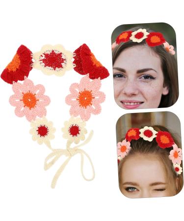 Holibanna Flower Headband Crochet Bandana for Women Crochet Bandana Headband Headscarf for Girl Bandana Headbands Women Hair Accessories Head Bandana for Women Hair Bandana Crochet Headbands - Buy Online on GoSupps.com