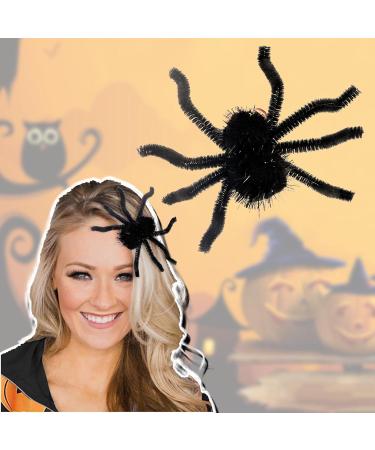 Halloween Hair Clips Halloween Spider Shape Hairpins | Spider Barrettes Halloween Hair Accessories for Family Friends Women Black - Buy Online on GoSupps.com
