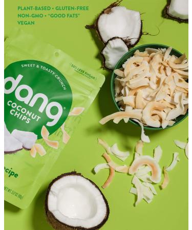 Dang Coconut Chips 3.17 oz | Crunchy, Healthy Snack | Buy Online - Buy Online on GoSupps.com