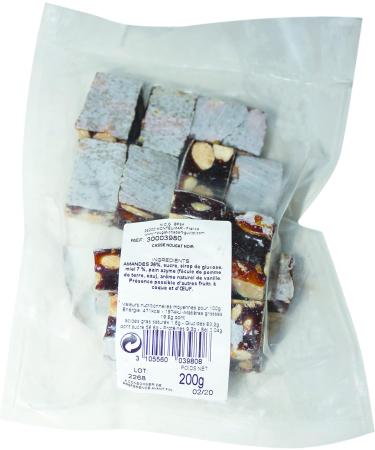 Nougat Chabert Et Guillot Dark Nougat Pouch 200 g - Pack of 3 - Buy Online on GoSupps.com
