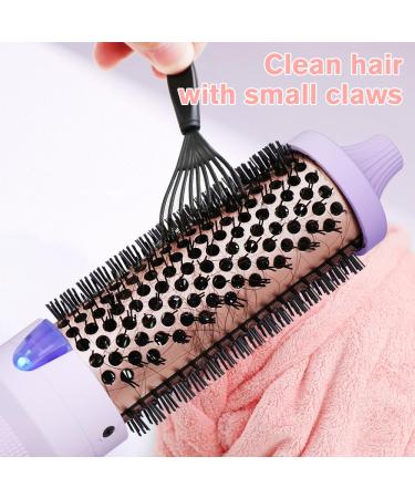 K&K 1.5 Inch Thermal Brush - Volumizing Heated Curling Iron with Ceramic Tourmaline - Quick Heating & Dual Voltage - Silky Smooth Hair - Purple - Buy Online on GoSupps.com