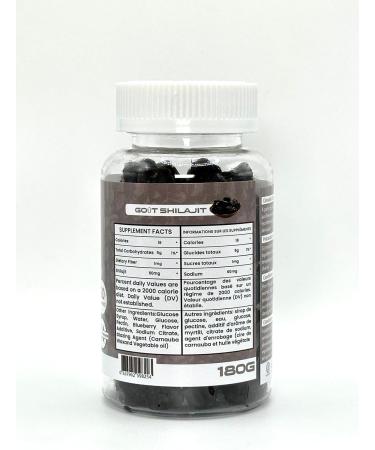 Gummies Shilajit Pur Bio Shilajit Himalaya Boost m tabolisme Libido et Energie Acide Fulvique Soutien Immunitaire pour hommes et femmes compl ment alimentaire 100% Naturel - Buy Online on GoSupps.com