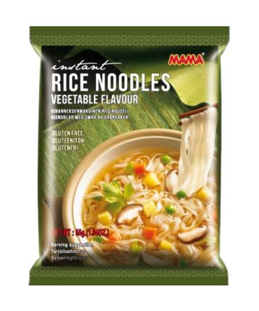 MAMA - Instant Rice Noodles Vegetables - (1 X 55 GR) Instant Noodles Vegetables Single