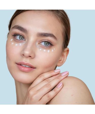 YOUVA Hyaluronic Acid Anti-Aging Eye Cream - Reduce Dark Circles & Puffiness | Fragrance-Free 15ml | Marine Extracts & Bearberry - Buy Online on GoSupps.com