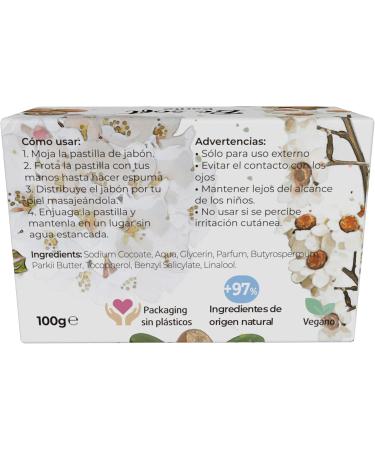  enna E-NN LOVE Natural Vegan Soap Be Soft Shea Face and Body Cleanser 99% Natural Origin with High Nourishing and Moisturizing Power. 100 g. Made in Spain. - Buy Online on GoSupps.com