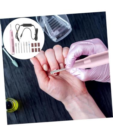 1 Set Polisher Nail File Manicure Aluminum Alloy 11.2X2X2CM Rose Gold - Buy Online on GoSupps.com