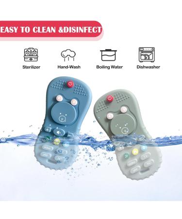 Nicein Bite Ring Baby | 2-Piece BPA-Free Silicone Teething Toys | Remote-Controlled Bathing & Biting Aids for 3+ Months - Buy Online on GoSupps.com