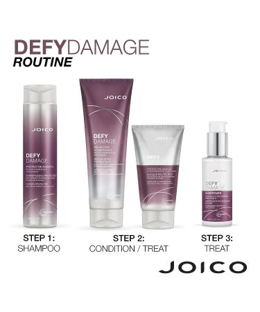 Joico Defy Damage Sleepover Nourishing Treatment | Strengthen Bonds, Reduce Breakage, and Smooth Hair | No Rinse Formula with Arginine & Keratin | 3.38 Fl Oz - Buy Online on GoSupps.com