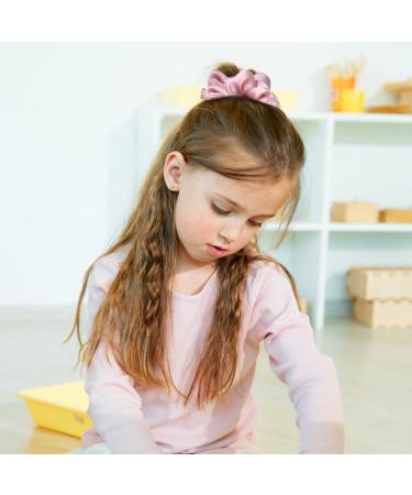 6 Silk Scrunchies for Women - Soft Elastic Hair Ties in 6 Colors | Lolalet Large Satin Scrunchies - Buy Online on GoSupps.com