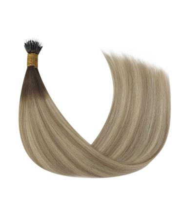 Buy Youngsee Nanoring Extensions | Real Hair Balayage Brown & Blonde | 40cm Nano Hair Extensions 50g - Buy Online on GoSupps.com