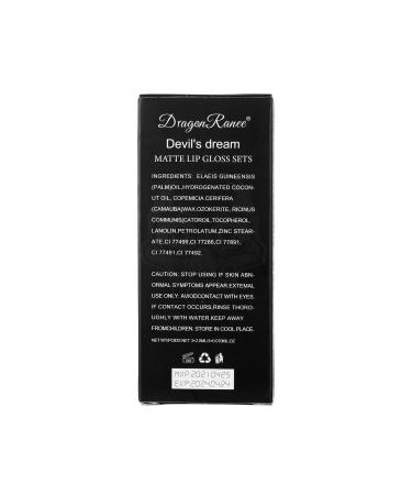 Waterproof Matte Lip Gloss Set - 3 Colors: Black Blue Purple | Long Lasting Lipstick Makeup Gift for Women & Girls - Buy Online on GoSupps.com