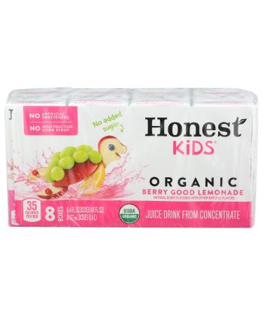 Honest Kids Berry Good Lemonade, 6 Fl oz (Pack Of 8) Berry Good Lemonade 6 Fl Oz (Pack of 8)