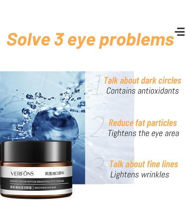 Verfons Firming Eye Cream Set - Reduces Bags, Dark Circles, and Wrinkles - Buy Online on GoSupps.com