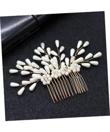 DOITOOL Bridal Hair Clip Bridesmaid Hair Accessories Hair Side Comb Clip Hair Combs for Women Clip Wedding Hair Comb Crystal Hair Comb Hair Jewels for Women Tiara Miss Hairpin Pearl - Buy Online on GoSupps.com