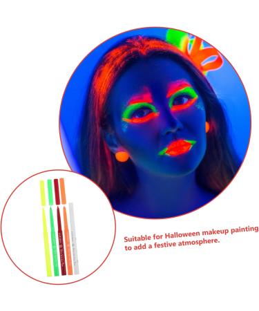 Baluue 10 Pcs Halloween Paint Pen Eye Liner Glow Eyeliner Pencil Women Makeup Tool Stamp Eyeliner Plastic 12.00X0.80X0.80CMx2pcs Assorted Colorx2pcs - Buy Online on GoSupps.com