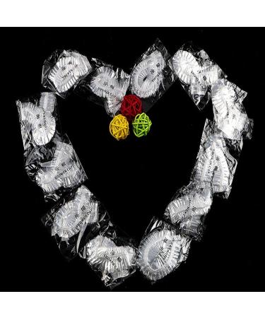 100 Disposable Waterproof Shower Caps - Elastic & Multi-purpose for Travel, Home, Hotel Use (Transparent) - Buy Online on GoSupps.com