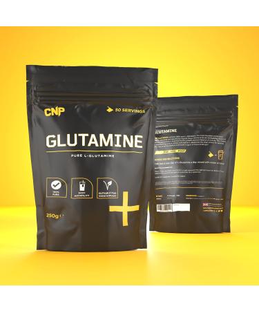 CNP Professional Glutamine 100% Pure L-Glutamine Powder 250g - Premium Quality - Buy Online on GoSupps.com