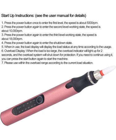 Pedicure Polishing Shape Tools Low Noise File Machine Compact Electric Nail Drill Set with Sanding Bands for Gel for Home Salon Use for Cuticle - Buy Online on GoSupps.com