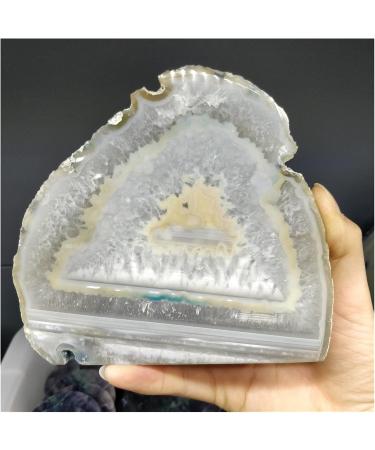 Natural Rough Raw Colorful Agate Half Surface Polishing Furnish and Home Decoration Feng Shui Crystals Stones Modern Ornament Crafts Natural Luster (Size : 750-850g) - Buy Online on GoSupps.com