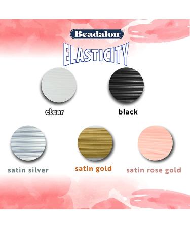 Beadalon Elasticity Stretch Cord 1.0mm Clear - 5m | Elastic Beading Cord for Jewelry Making - Buy Online on GoSupps.com