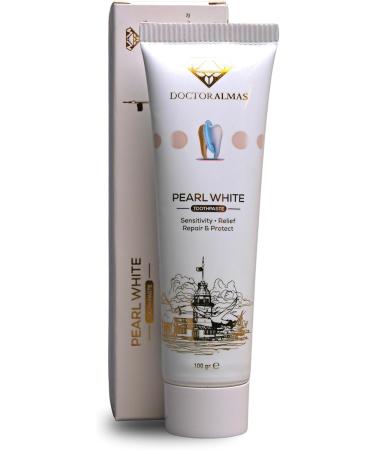 Naturally Whitening Toothpaste for Sensitive Teeth | Doctor Almas Herbal Toothpaste | Fresh Breath & Cavity Prevention (3.5 oz) - Fast International Shipping - Buy Online on GoSupps.com
