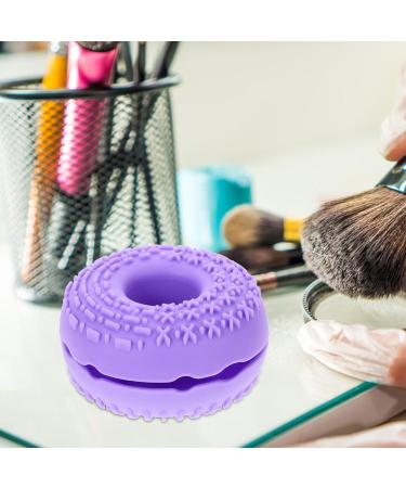 Beavorty Makeup Brush Cleaner & Sponge Cleaning Pad - Eye Protection Purple - Perfect for All Cosmetics - Buy Online on GoSupps.com