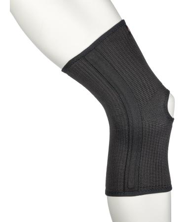 Cramer Nano Flex Knee Compression Sleeve - Open Knee Support Brace for Running Muscle Pain Relief & Recovery - Best Compression Leg Sleeve Black Large - Buy Online on GoSupps.com