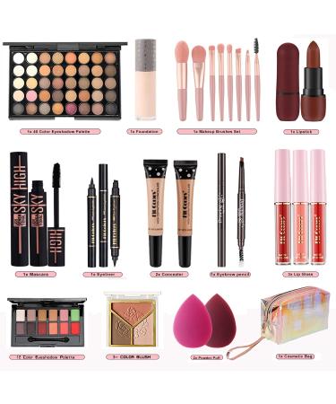 All-in-One Portable Makeup Kit for Women | Professional Multipurpose Makeup Set for Beginners & Pros - Buy Online on GoSupps.com